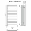 Полотенцесушитель водяной Terminus Ното П8 400х800
