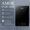 Электрический проточный водонагреватель PRIMOCLIMA AMOR 8.8 кВт, чёрный