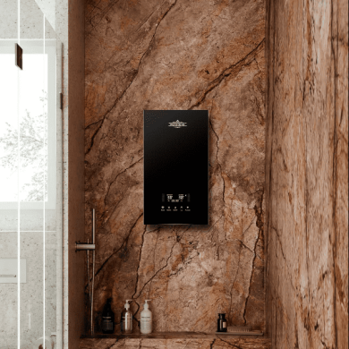 Электрический проточный водонагреватель PRIMOCLIMA INTEGRA 14 кВт, чёрный