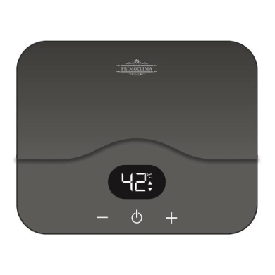 Электрический проточный водонагреватель PRIMOCLIMA MiMi 5.5 кВт, Wi-Fi, тёмно-серый