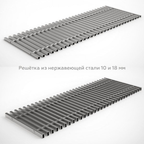 Конвектор внутрипольный электрический Vitron без вентилятора с решёткой ВКЭ.90.300.1650.2ТЭН