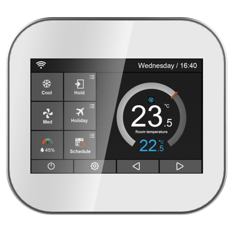 Термостат W-therm 610W белый, MCW.610.Wi-Fi.0-10В, Vitron