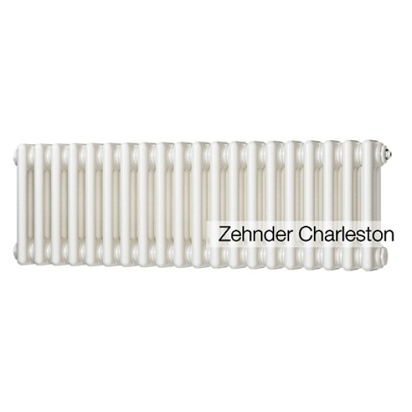 Трубчатый радиатор Zehnder Charleston 3037/12, боковое №1270, 3/4, L=578 мм