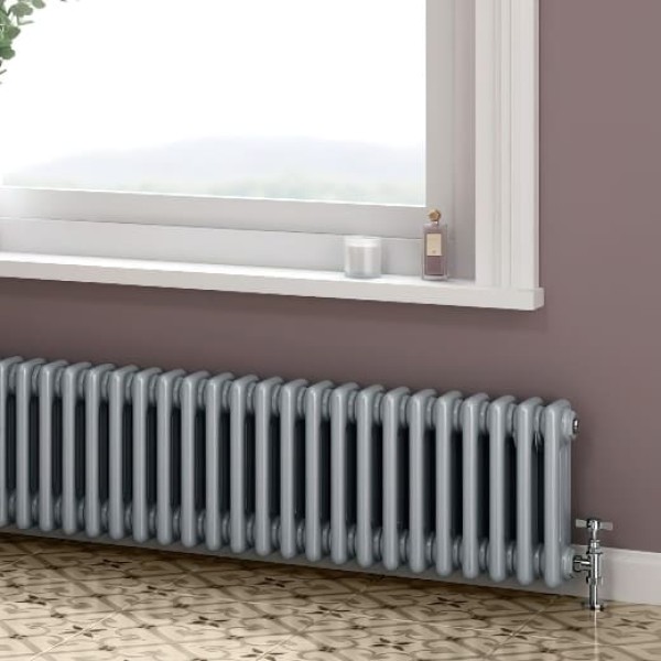 Трубчатый радиатор Zehnder Charleston Completto 3037/17, нижнее с вентилем №V001/V002, L=808 мм