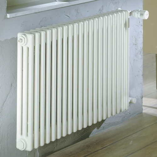 Трубчатый радиатор Zehnder Charleston 3057/2, боковое №1270, 3/4, L=118 мм