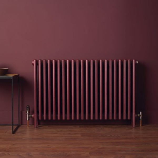 Трубчатый радиатор Zehnder Charleston 3057/56, боковое №1270, 3/4, L=2602 мм