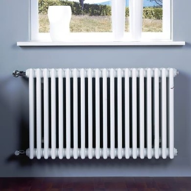 Трубчатый радиатор Zehnder Charleston Completto 3057/5, нижнее с вентилем №V001/V002, L=256 мм