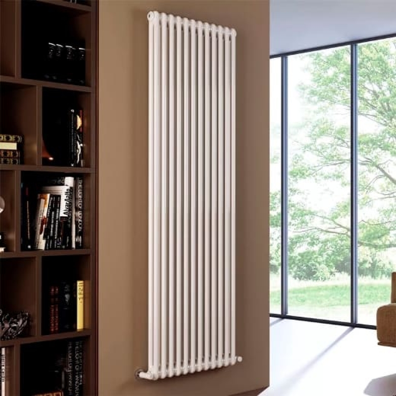 Трубчатый радиатор Zehnder Charleston 2180/3, боковое №1270, 3/4, L=164 мм