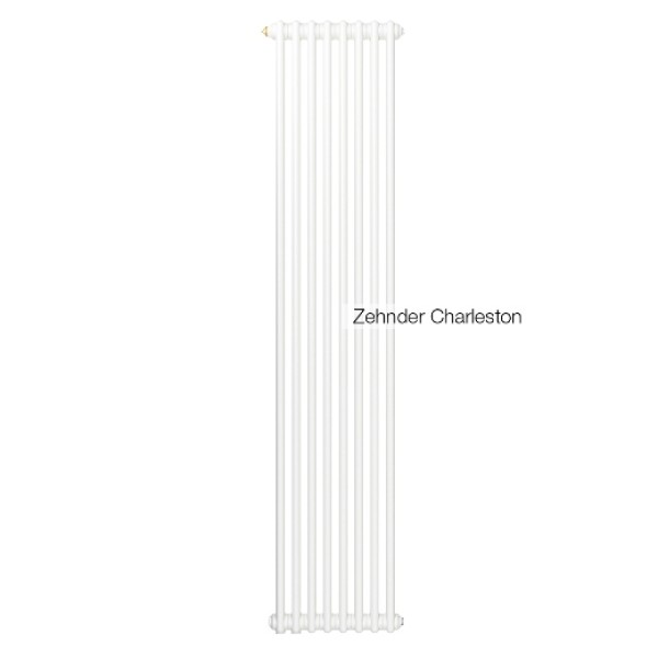 Трубчатый радиатор Zehnder Charleston Completto 2180/5, нижнее с вентилем №V001/V002, L=256 мм