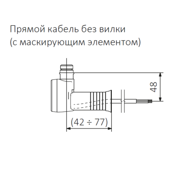 Нагревательный ТЭН Terma MOA Золотой 1000W