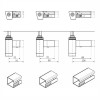 Нагревательный ТЭН Terma ONE профиль T правый Белый 200W