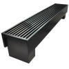Напольный конвектор Savva Forte 500х135х1900 нижнее подключение RAL 9003 (50х100)