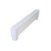 Напольный конвектор Savva Forte 500х135х1900 нижнее подключение RAL 9003 (50х100)