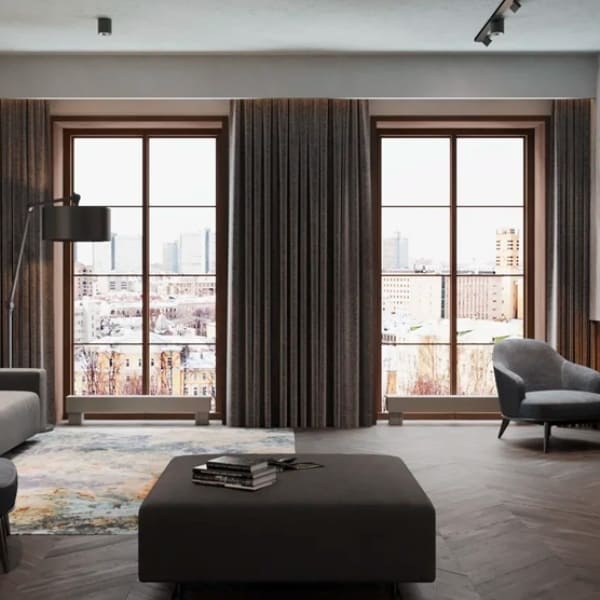 Напольный конвектор Savva Forte 500х235х1200 нижнее подключение RAL 9003 (50х200)