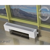 Напольный конвектор водяной Helios Therm Alpha Floor CAF нижнее подключение 200х155х600 (т/о 1)