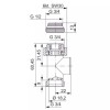 Вентиль запорный прямой Hummel Designtechnik 3/4-1/2 (2456353590) белый