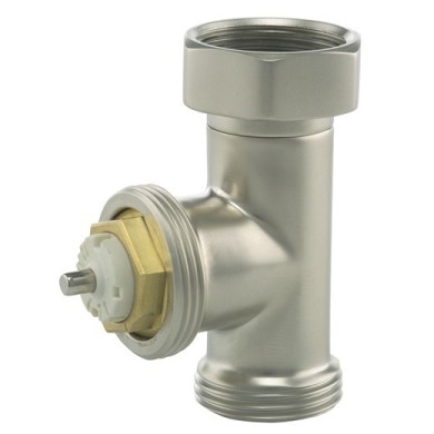 Вентиль термостатический прямой Hummel Designtechnik 3/4-1/2 (2480353580) матовый никель