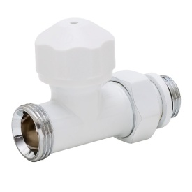 Вентиль термостатический прямой Hummel Designtechnik 3/4-1/2 (2480353590) белый