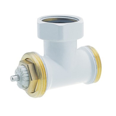 Вентиль термостатический угловой Hummel Designtechnik 3/4-1/2 (2480853590) белый