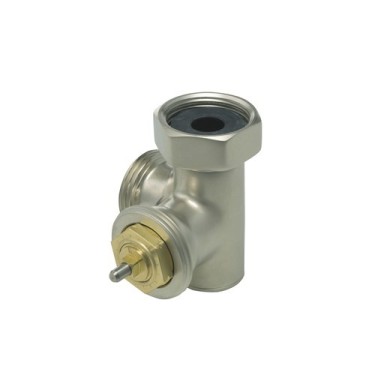 Вентиль термостатический 3-х осевой правый Hummel Designtechnik 3/4-1/2 (2483353580) матовый никель