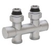 Узел запорно-регулирующий прямой Hummel Designtechnik 3/4-1/2 (2499353560) матовый хром