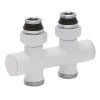 Узел запорно-регулирующий прямой Hummel Designtechnik 3/4-1/2 (2499353590) белый
