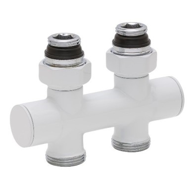 Узел запорно-регулирующий прямой Hummel Designtechnik 3/4-1/2 (2499353590) белый