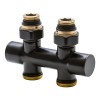 Узел запорно-регулирующий прямой Hummel Designtechnik 3/4-1/2 (2499353595) чёрный