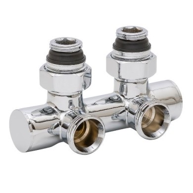 Узел запорно-регулирующий угловой Hummel Designtechnik 3/4-1/2 (2499853502) хром