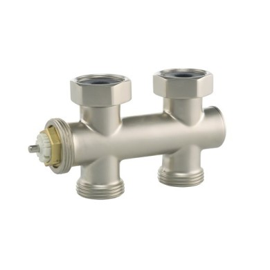 Узел термостатический прямой Hummel Designtechnik 3/4-1/2 (2481353580) матовый никель