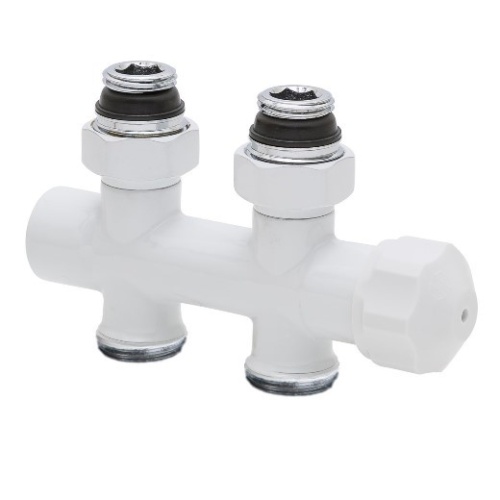 Узел термостатический прямой Hummel Designtechnik 3/4-1/2 (2481353590) белый