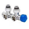 Узел термостатический угловой Hummel Designtechnik 3/4-1/2 (2481853502) хром