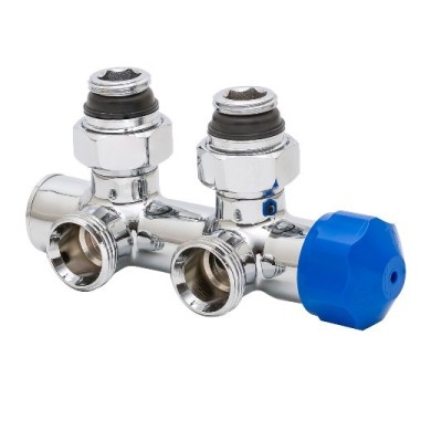 Узел термостатический угловой Hummel Designtechnik 3/4-1/2 (2481853502) хром