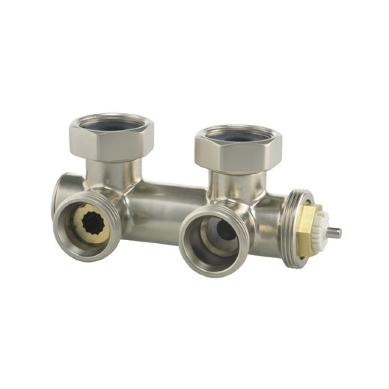 Узел термостатический угловой Hummel Designtechnik 3/4-1/2 (2481853580) матовый никель
