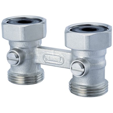 Узел запорный прямой Hummel евроконус 3/4-1/2 (2249343501) никель