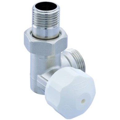 Вентиль термостатический 3-х осевой левый Hummel евроконус 3/4-1/2 (2923123401) никель