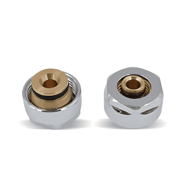 Комплект резьбовых соединений Primoclima для многослойной трубы 16х3/4, хром (PCS16PPC)