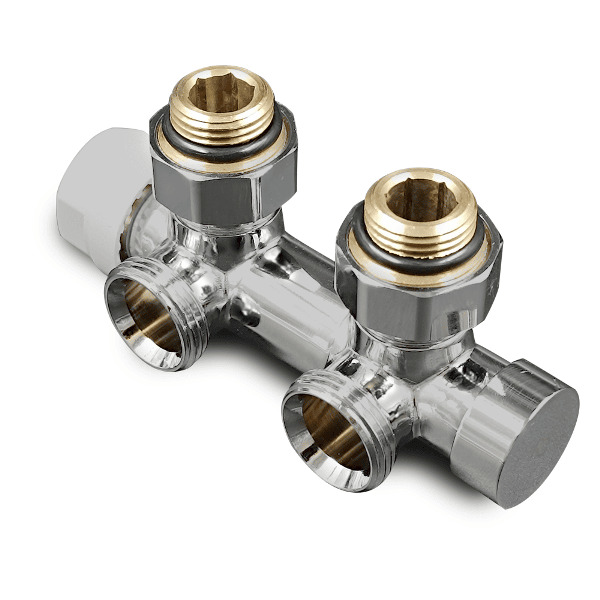 Узел нижнего подключения Primoclima термостатический угловой 1/2х3/4, хром, правый (PCS3412PC)