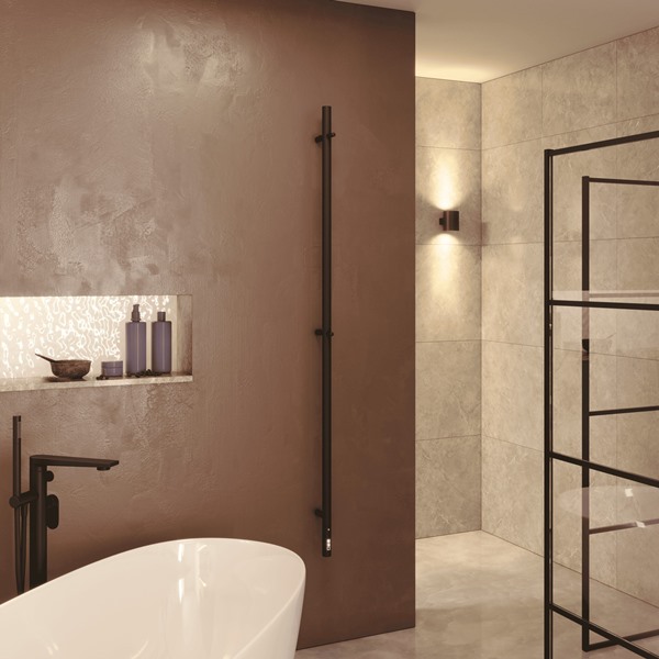 Полотенцесушитель электрический Terminus Стойка UNO проф 1600 хром