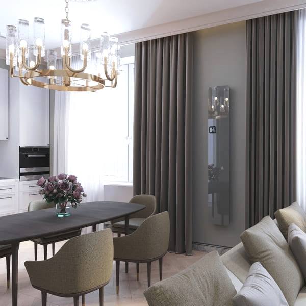 Дизайн конвектор SAVVA Chinook вертикальный, водяной, настенный