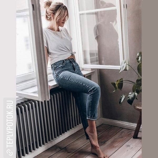 Трубчатый горизонтальный радиатор отопления Delta высотой 570 мм