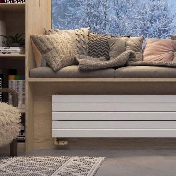 Трубчатый радиатор КЗТО Соло Г высотой 89 мм