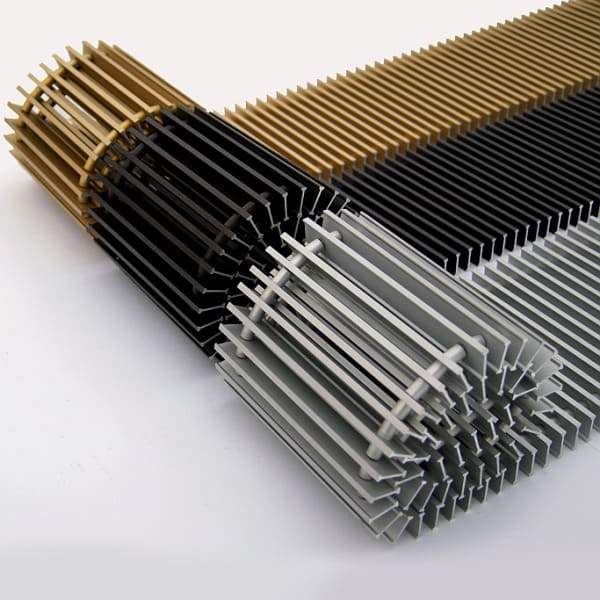 Решётка для внутрипольного конвектора Itermic SGZ алюминиевая