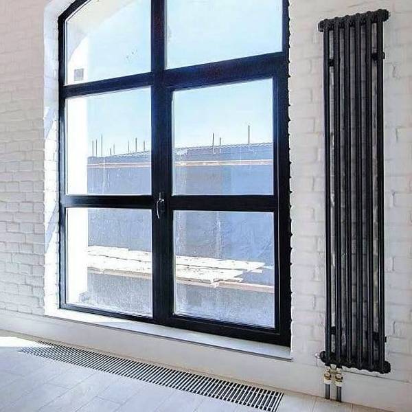 Внутрипольный конвектор Vitron ВКВ 24В с принудительной конвекцией высотой 110 мм