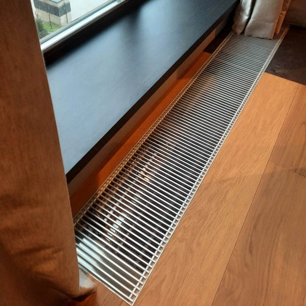 Внутрипольный конвектор Vitron ВК с естественной конвекцией высотой 200 мм