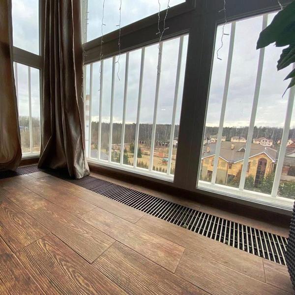 Внутрипольный конвектор Vitron ВК с естественной конвекцией высотой 150 мм