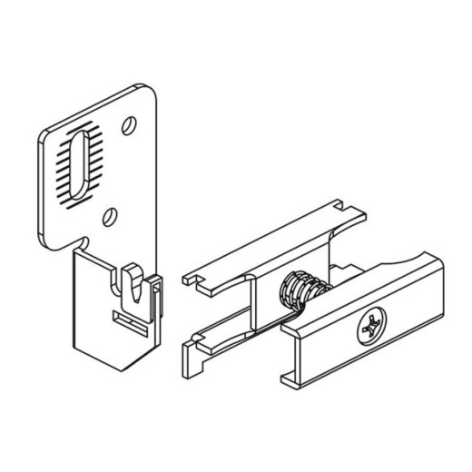 Монтажный набор для радиаторов Purmo (4 точки крепления) D9522231, белые