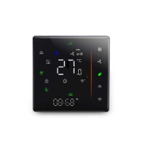 Термостат-контроллер MA-206-2FVW, WI-FI, Black, для вентиляторов 24В, (0..10В) (Savva)
