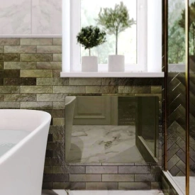 Дизайн конвектор SAVVA DRH Electro Glass 1800х60х500 горизонтальный, настенный, 2840 Вт