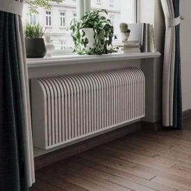 Настенный дизайн конвектор SAVVA Timber S 1700х90х500 (т/о 1), Белёный дуб, 1871 Вт